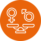 Ícono de igualdad de género